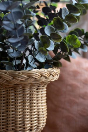 SMALL FITRIT RATTAN URN