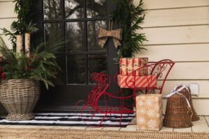 SMALL HOLIDAY DISPLAY SLEIGH