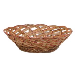 OVAL 12 INCH COCOA MIDRIB BOWL