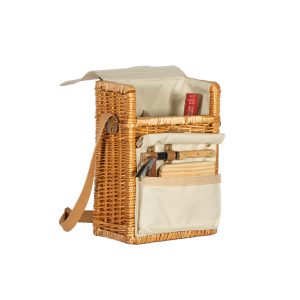 WILLOW 2 WINE BOTTLE BAG WITH CHEESE BOARD KNIFE CORKSCREW