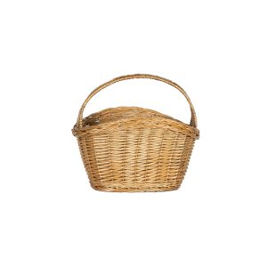 HIGHSIDE OVAL STEAMED WILLOW  BASKET WITH OVERHANDLE