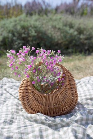 SMALL OVAL STEAMED WILLOW BASKET