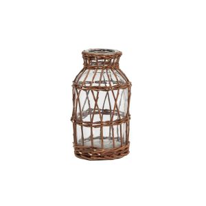 MEDIUM UNPEELED WILLOW WRAPPED VASE