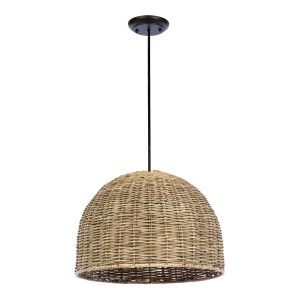 MEDIUM RATTAN PENDANT LIGHT