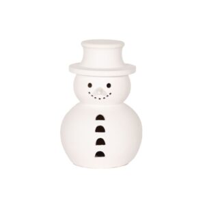 MEDIUM SNOWMAN W/HOLE IN BASE