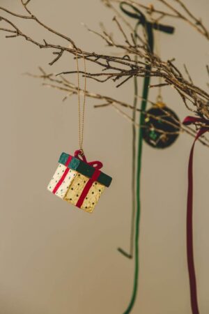 PAPER MACHE HANDMADE BOX  ORNAMENT – 6 ASSORTED