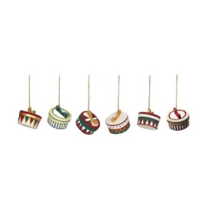 PAPER MACHE HANDMADE GIFT ORNAMENT – 6 ASSORTED