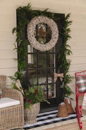 WHITEWASH WILLOW WREATH