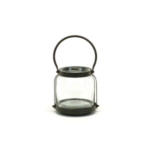 SMALL ROUND JAR WITH HANDLE