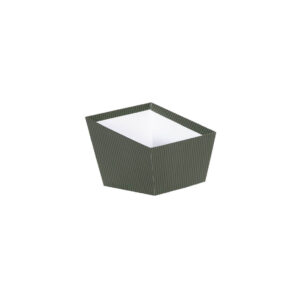 HIGHBACK SQ TRAY GREEN STRIPES