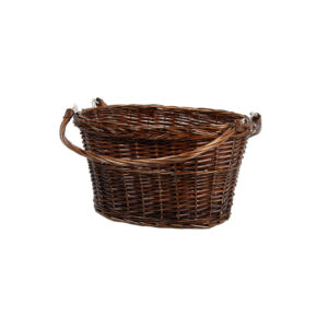 OVAL WILLOW SHOPPER  WITH DROP HANDLES