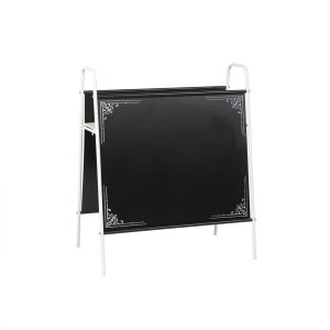 FLORAL DISPLAY STAND WITH CHALKBOARD