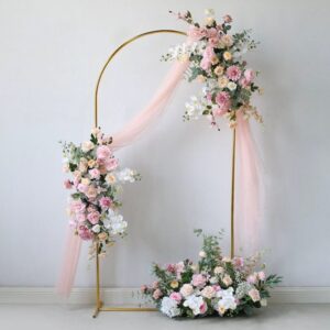 GOLD METAL DISPLAY ARCH