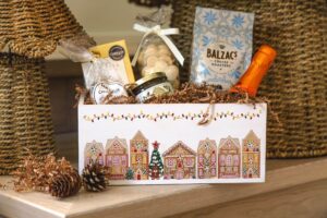 S/3 RECTANGULAR CRATES VILLAGE DESIGN